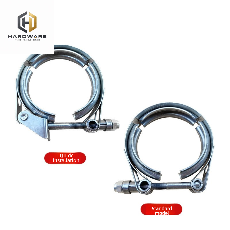 Exhaust V Band Clamp Flange Kit Stainless - Klem Pipa Knalpot Turbo Eplus Car