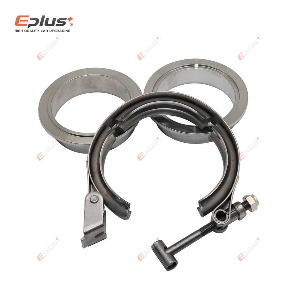 Exhaust V Band Clamp Flange Kit Stainless - Kit Klem V Baja Tahan Karat