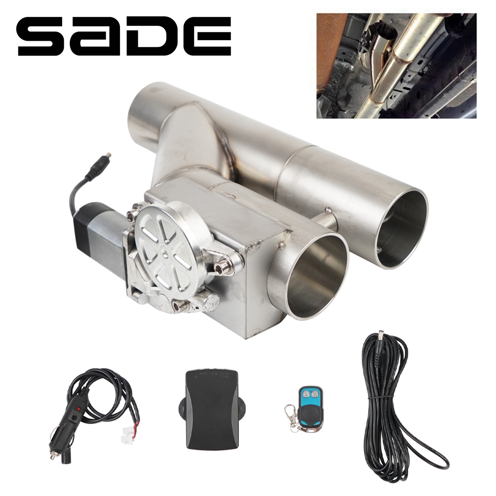 Dual Exhaust Cutout Valve Y Pipe Stainless - Knalpot mobil baja tahan karat Y,