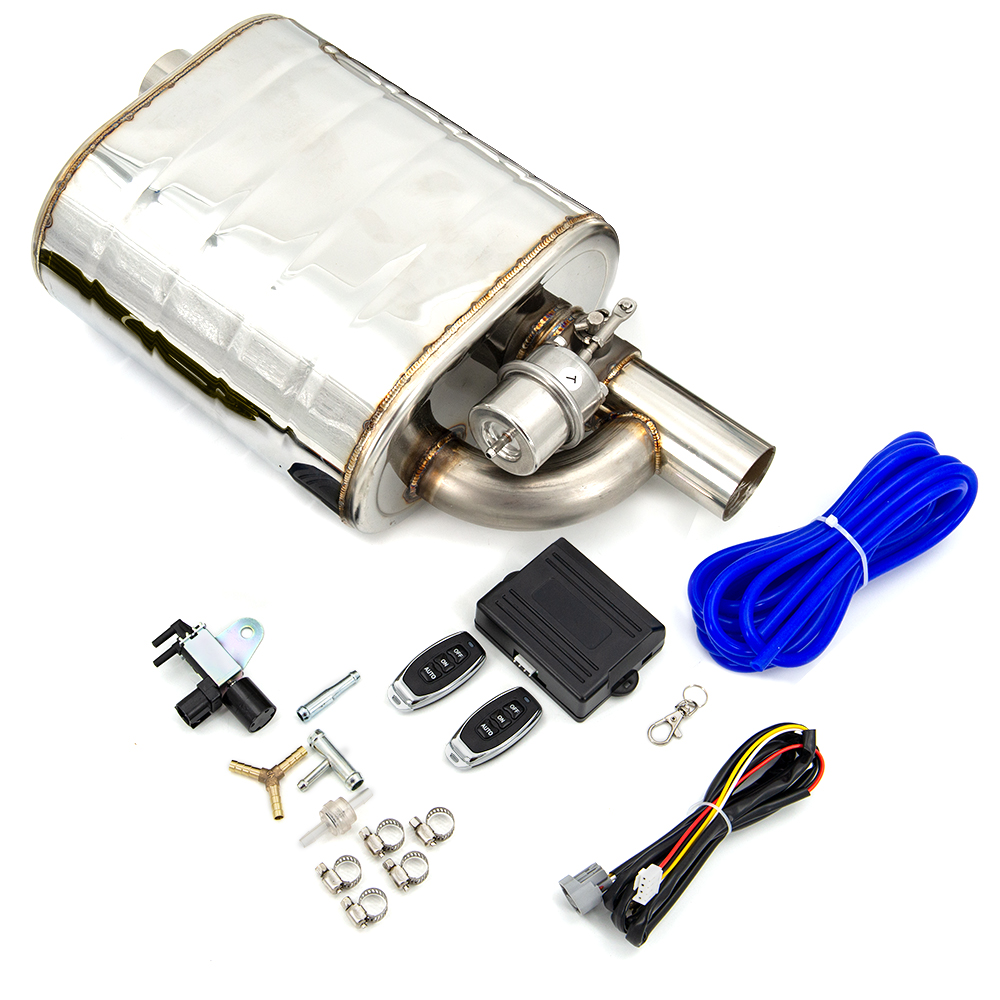 Exhaust Dump Valve With Wireless Remote - Sistem Knalpot Mobil Universal dengan Pengontrol