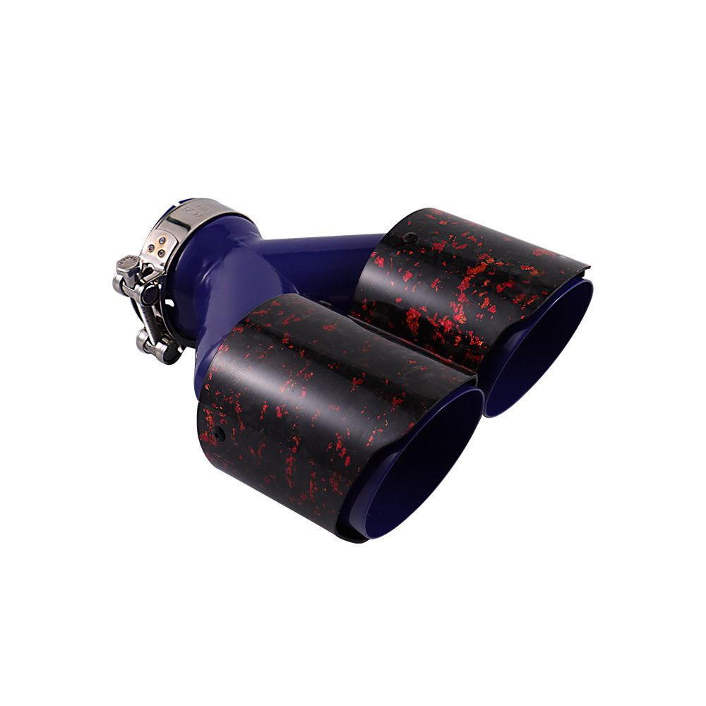 Exhaust Tips Dual Outlet Carbon Fiber 63Mm - Produsen Ujung Knalpot Stainless Steel Universal