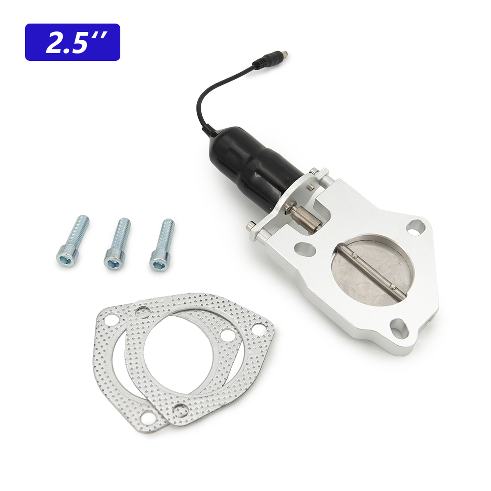 Electric Exhaust Cutout Valve Kit 2.5 3.0 - Katup Pembuangan Elektrik Universal 2.5 &