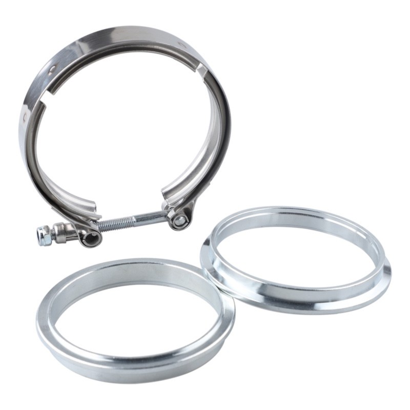 Exhaust V Band Clamp Flange Kit Stainless - Klem V Band Pelepas Cepat Baja