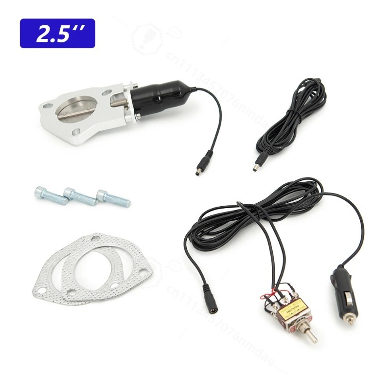 Electric Exhaust Cutout Valve Kit 2.5 3.0 - Header Knalpot Stainless Steel Universal 2.5