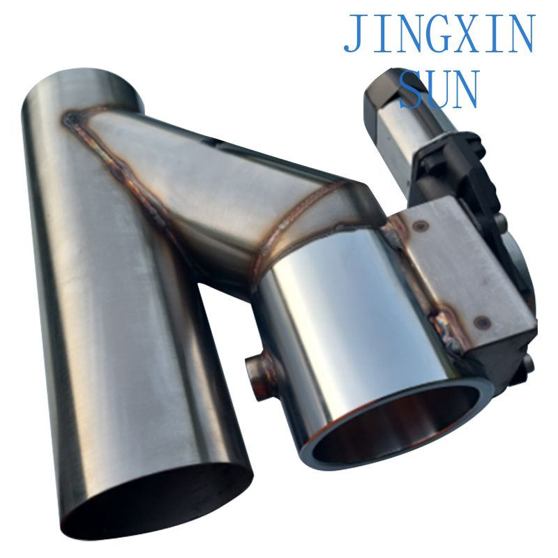Dual Exhaust Cutout Valve Y Pipe Stainless - Pipa header knalpot stainless steel dual