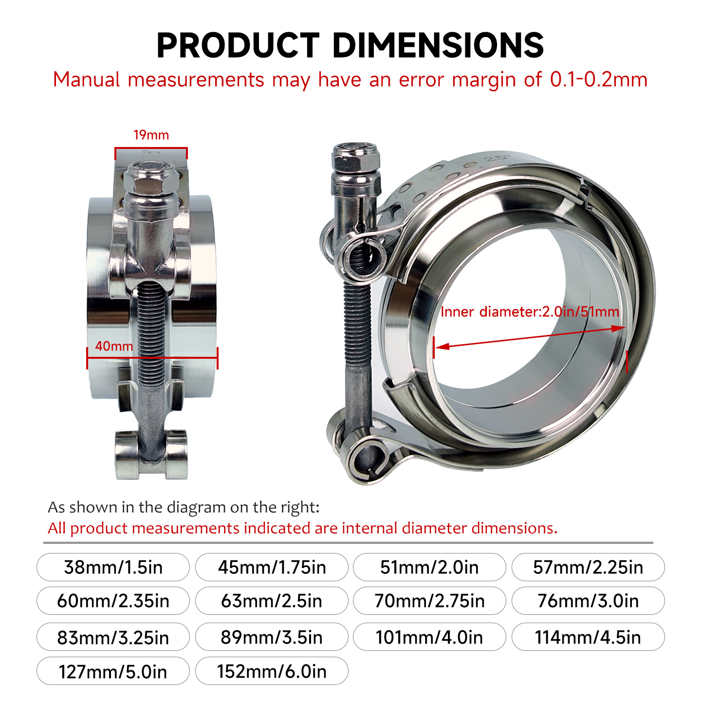 Kit Klem V-Band Baja Tahan Kar - Exhaust V Band Clamp Flange Kit Stainless ulasan dan harga