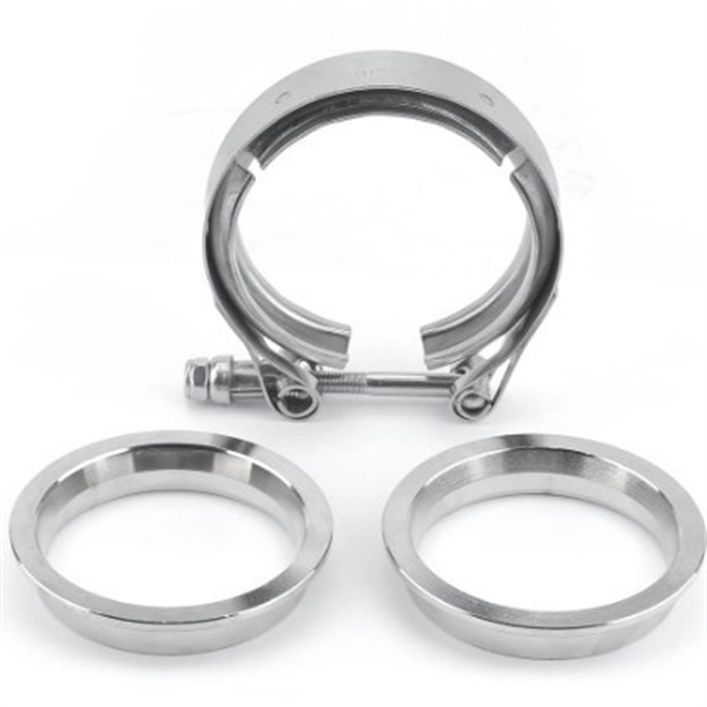 Kit Klem V-Band Baja Tahan Kar - Exhaust V Band Clamp Flange Kit Stainless ulasan dan harga