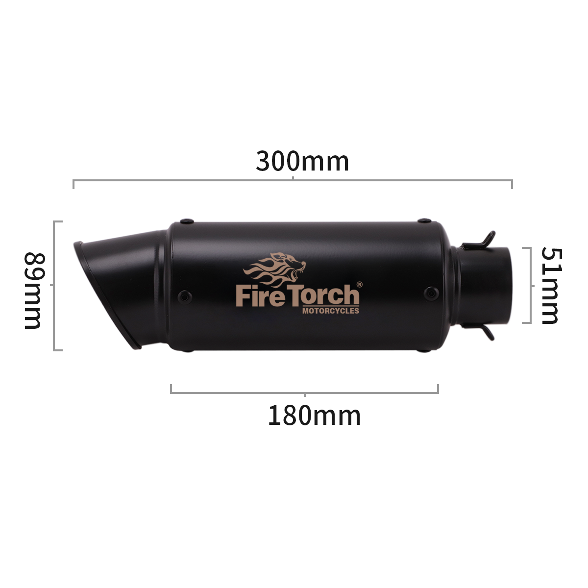 Sistem Knalpot Motor Universal - Exhaust Muffler Stainless Steel Universal ulasan dan harga