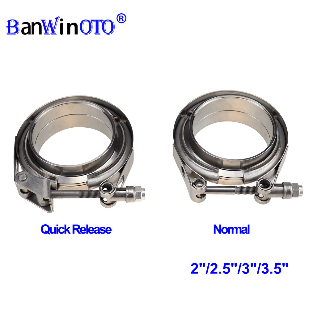 Klem V-band Baja Tahan Karat 3 - Exhaust V Band Clamp Flange Kit Stainless ulasan dan harga