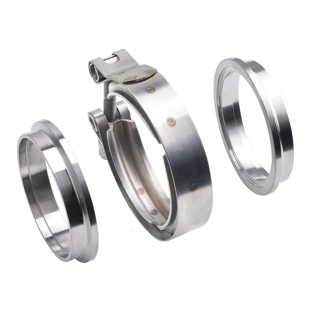 3' 3,25' 3,5' 4' Baja Tahan Ka - Exhaust V Band Clamp Flange Kit Stainless ulasan dan harga