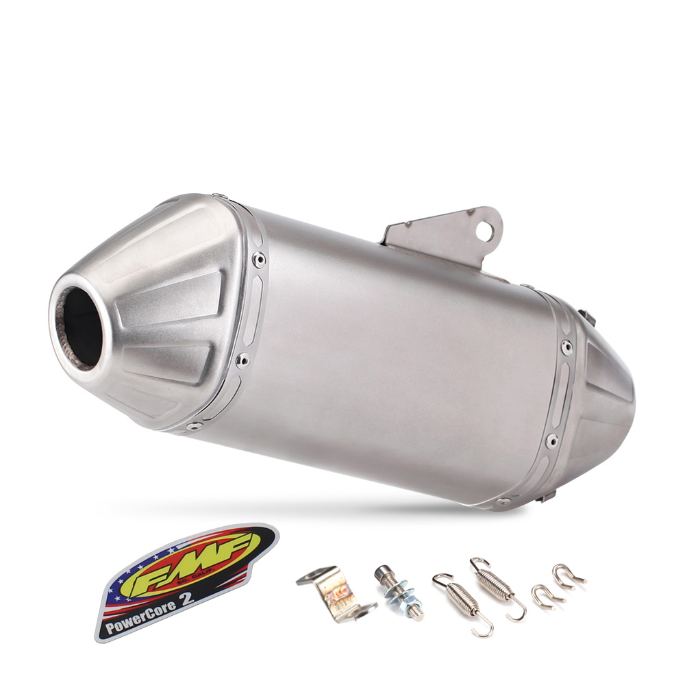 Knalpot motor FMF 51mm, pipa p - Exhaust Muffler Stainless Steel Universal ulasan dan harga