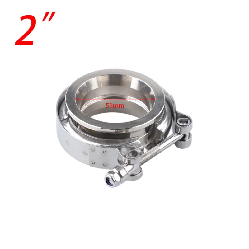 Klem V Band Pelepas Cepat Baja - Exhaust V Band Clamp Flange Kit Stainless ulasan dan harga