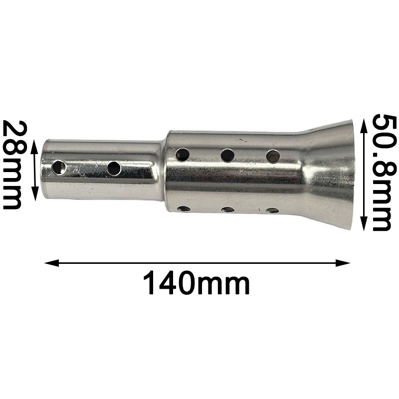 Knalpot Motor Universal 51mm,  - Exhaust Muffler Stainless Steel Universal ulasan dan harga