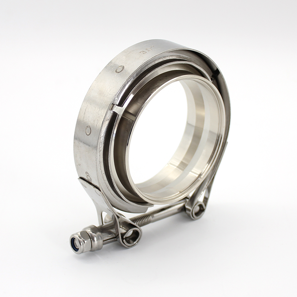 Klem Knalpot V-Band Baja Tahan - Exhaust V Band Clamp Flange Kit Stainless ulasan dan harga