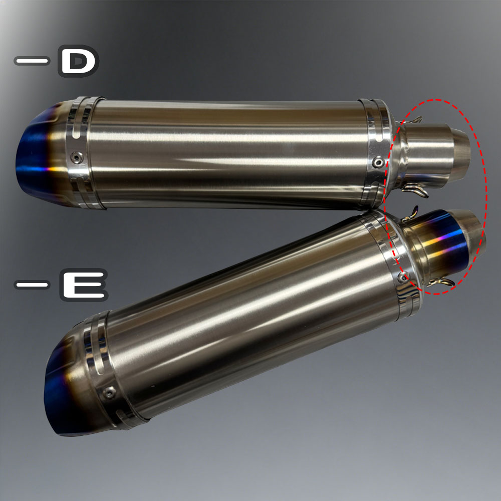 Knalpot Motor Universal 51mm d - Exhaust Muffler Stainless Steel Universal ulasan dan harga