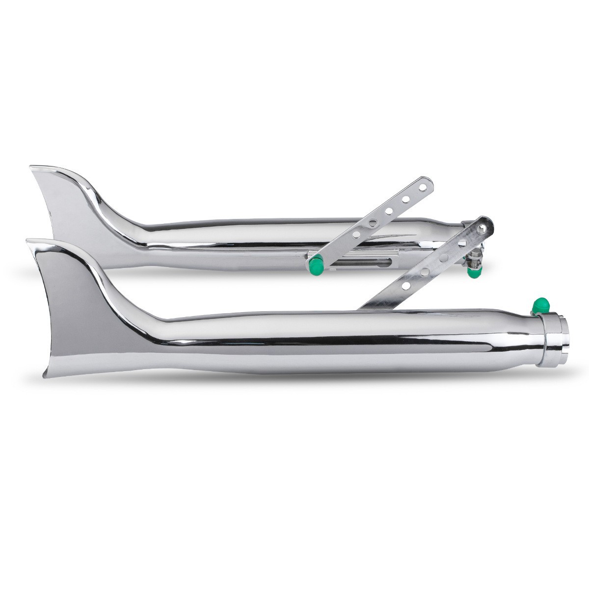 Untuk Knalpot Retro Sepeda Mot - Exhaust Muffler Stainless Steel Universal ulasan dan harga