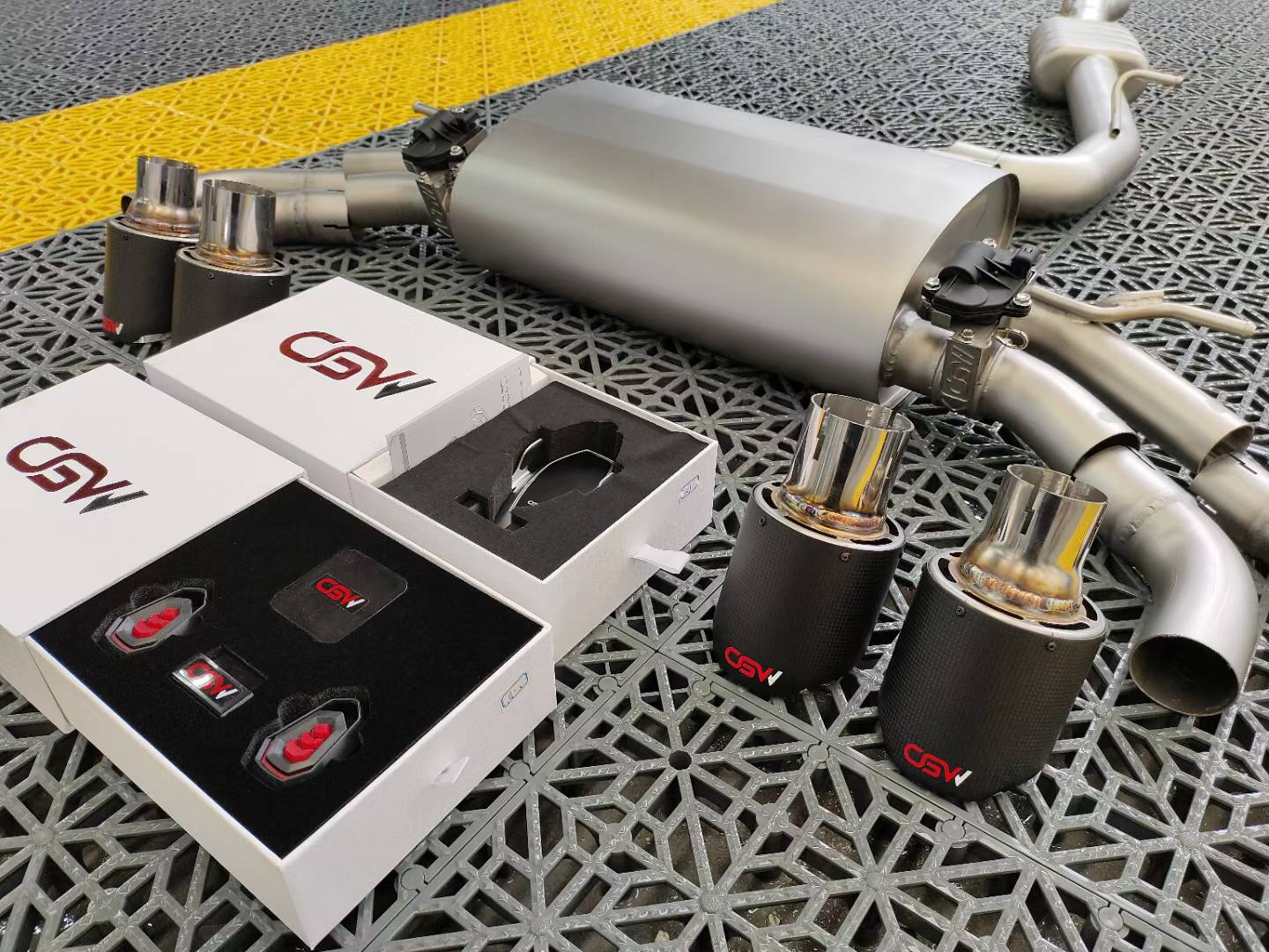 Pabrik Manufaktur China Grosir - Exhaust Muffler Stainless Steel Universal ulasan dan harga