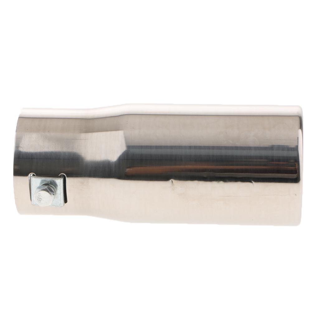 1 Buah 30-50Mm Inlet Pipa Knal - Exhaust Muffler Stainless Steel Universal ulasan dan harga