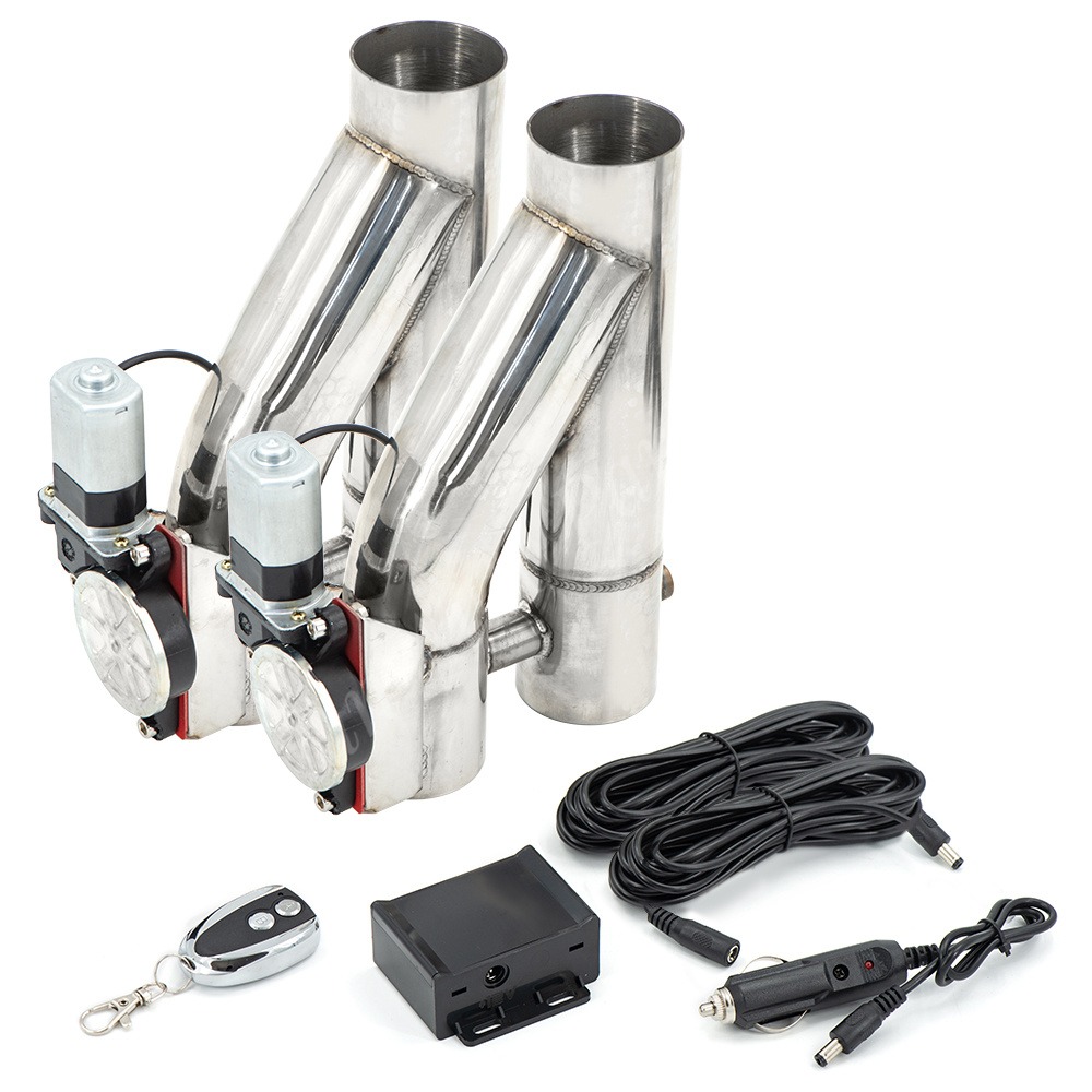 2 buah Katup Pembuangan Elektr - Exhaust Dump Valve With Wireless Remote ulasan dan harga