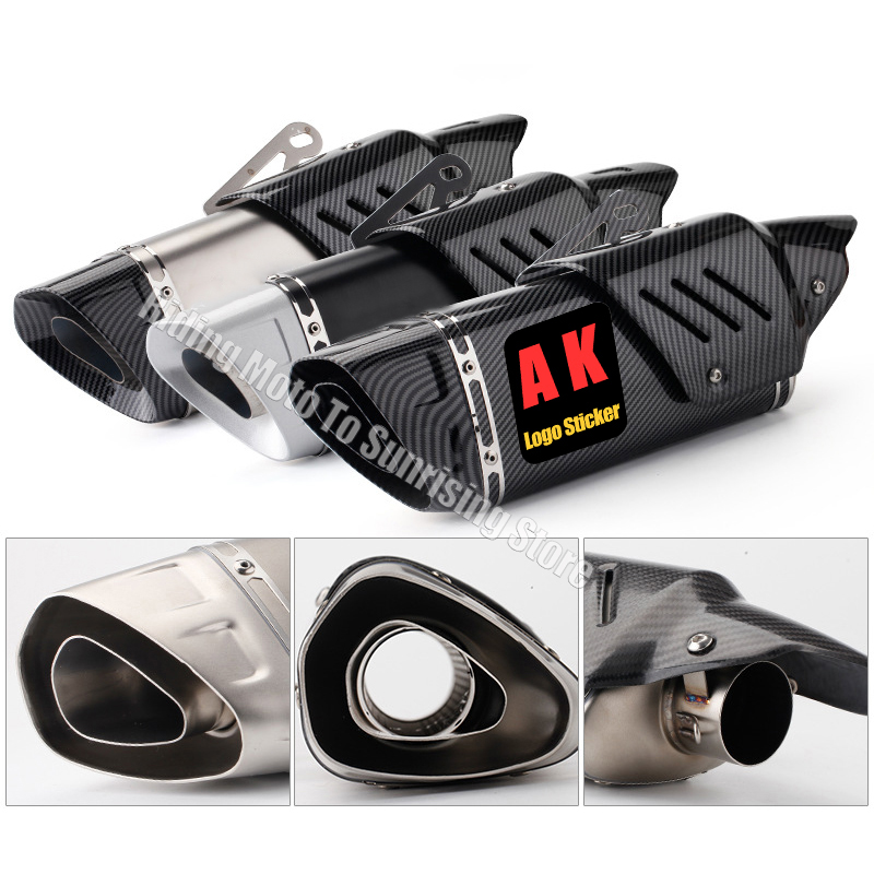 Knalpot Motor AK Universal 51M - Exhaust Muffler Stainless Steel Universal ulasan dan harga