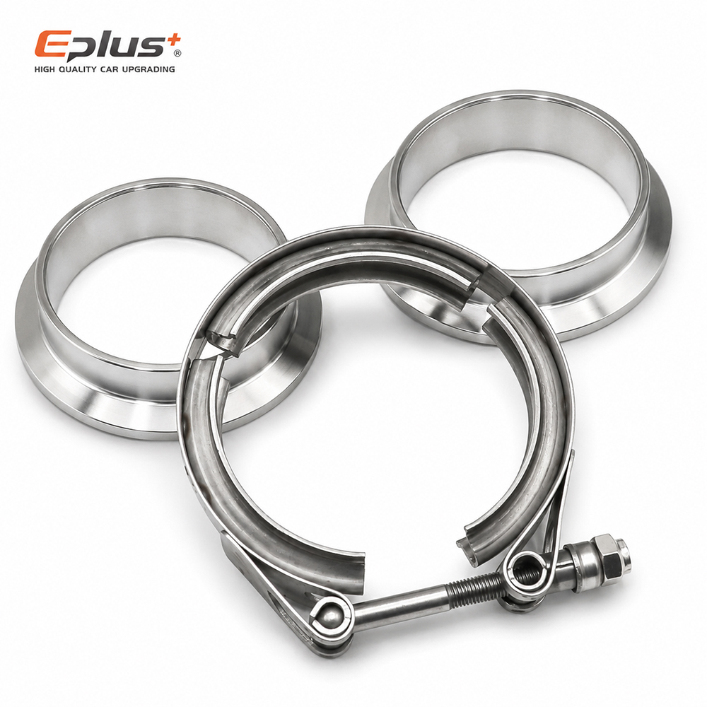 Klem V-Band Baja Tahan Karat 3 - Exhaust V Band Clamp Flange Kit Stainless ulasan dan harga