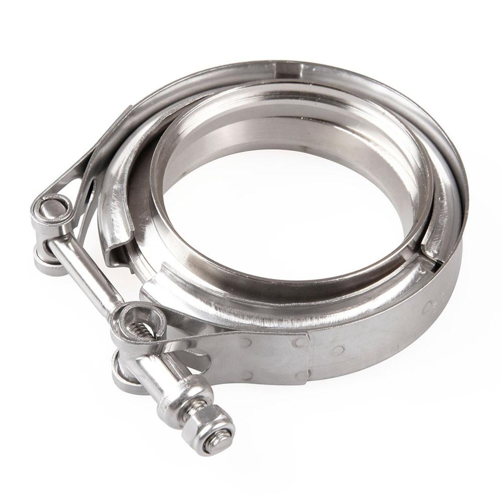 2.5/3 Inci Pria/Wanita Ss304 V - Exhaust V Band Clamp Flange Kit Stainless ulasan dan harga