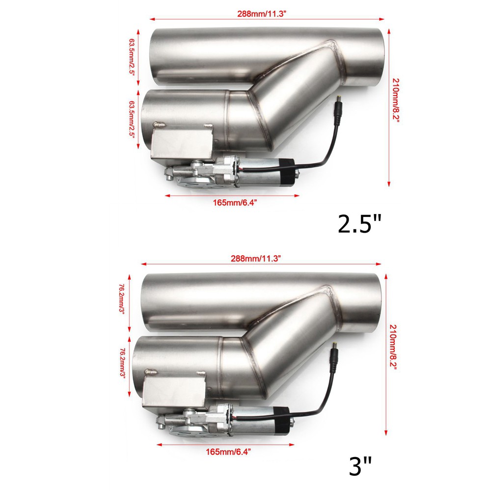 Knalpot elektrik Universal, ka - Exhaust Dump Valve With Wireless Remote ulasan dan harga
