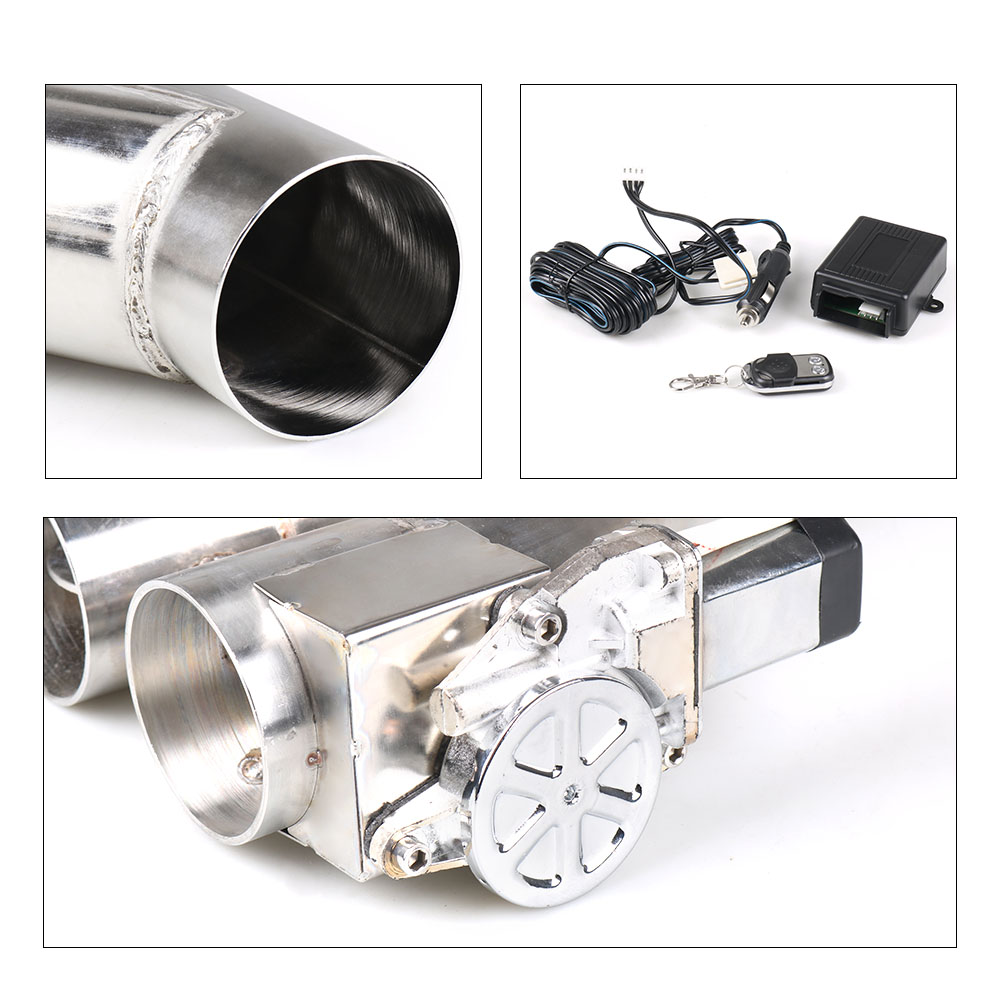 Header Stainless Steel 2.25''/ - Dual Exhaust Cutout Valve Y Pipe Stainless ulasan dan harga