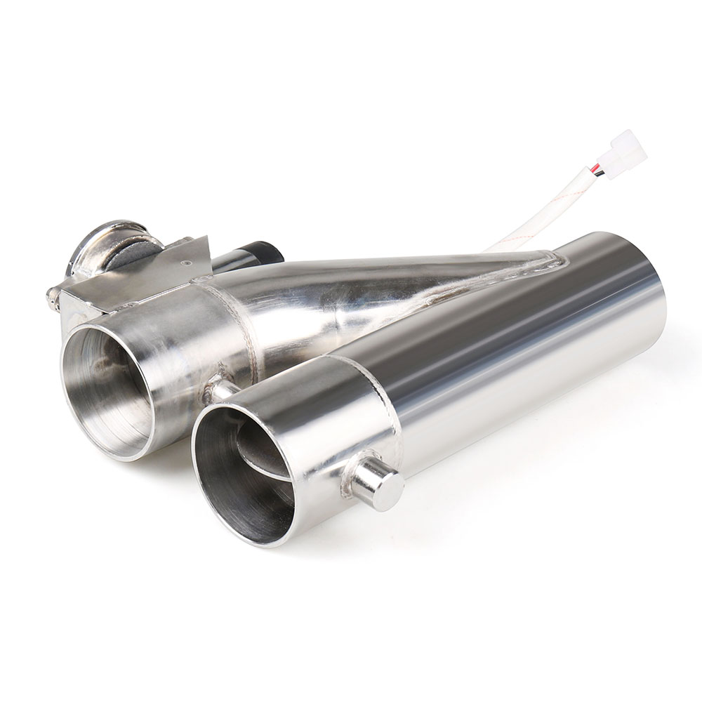 Header Stainless Steel 2.25''/ - Dual Exhaust Cutout Valve Y Pipe Stainless ulasan dan harga